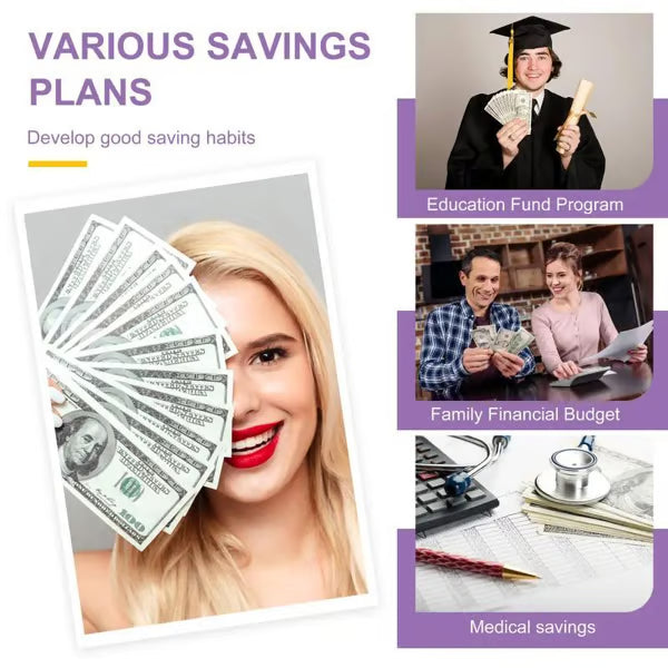 🔥LAST DAY SALE £6.99!!⚡50K+ SOLD!💝Savings Challenges Book with Envelopes💸