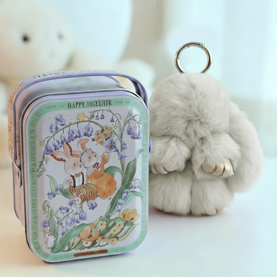 💕Early Bird Special Offer: 60% OFF🐰 Handmade Soft Bunny PomPom Charms
