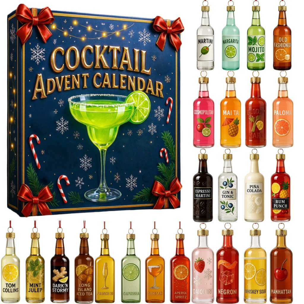 🎄Christmas Sale 50% Off🍸2025 Cocktail Advent Calendar