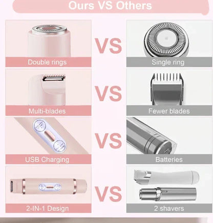 💥Limited Sale 60% OFF🌸2-In-1 Women's Electric Cordless Shaver