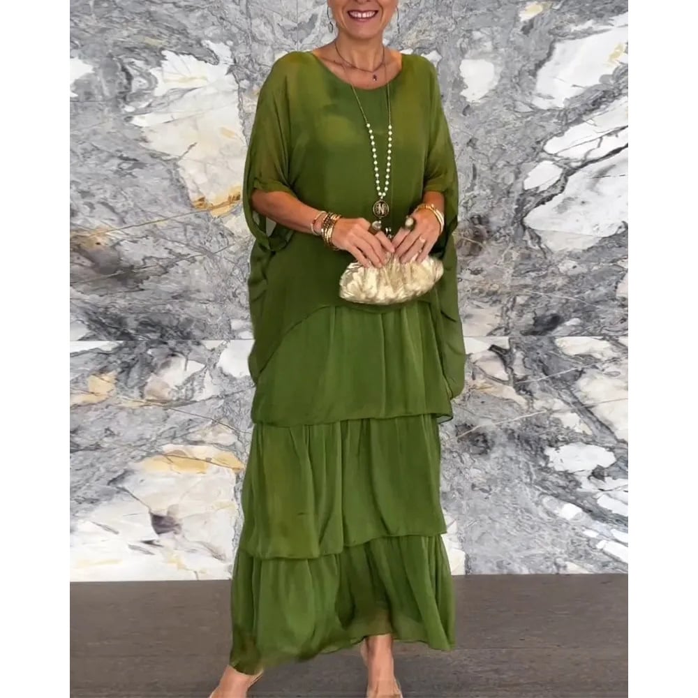 👗 50% OFF NOW! 🎨 Artistic Style Loose Dress – Relaxed Fit, Unique Design & Perfect for Casual Days 🌸
