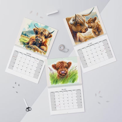 🏆Flash Sale⚡10K+ SOLD! Almost Gone-🐮Highland Cow Calendar 2026 📅
