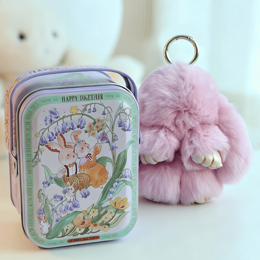 💕Early Bird Special Offer: 60% OFF🐰 Handmade Soft Bunny PomPom Charms