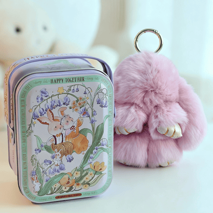💕Early Bird Special Offer: 60% OFF🐰 Handmade Soft Bunny PomPom Charms