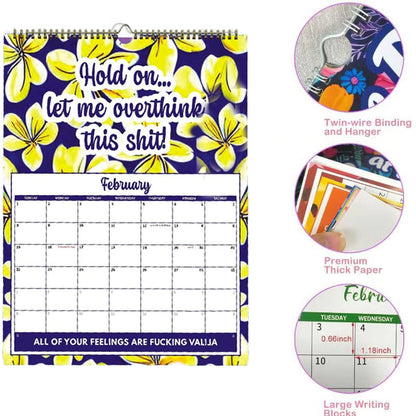 💝New Year Sale 50% Off✨2026 Sweary Mental Health Calendar