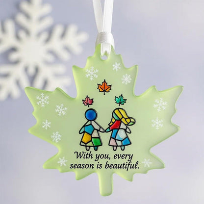 🔥Last Day: BUY 2 GET 1 FREE 💝Christmas Friendship Sea Glass Decoration✨Shaped by Nature & Crafted by Hand!