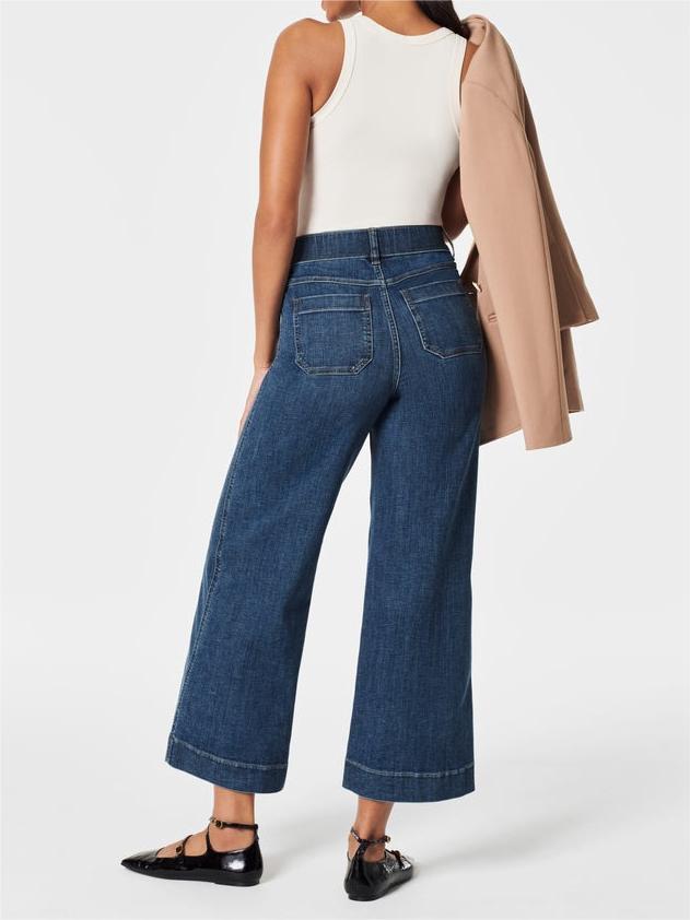 🔥Buy 2 Free Shipping✈️Tummy Control Cropped Wide-Leg Jeans