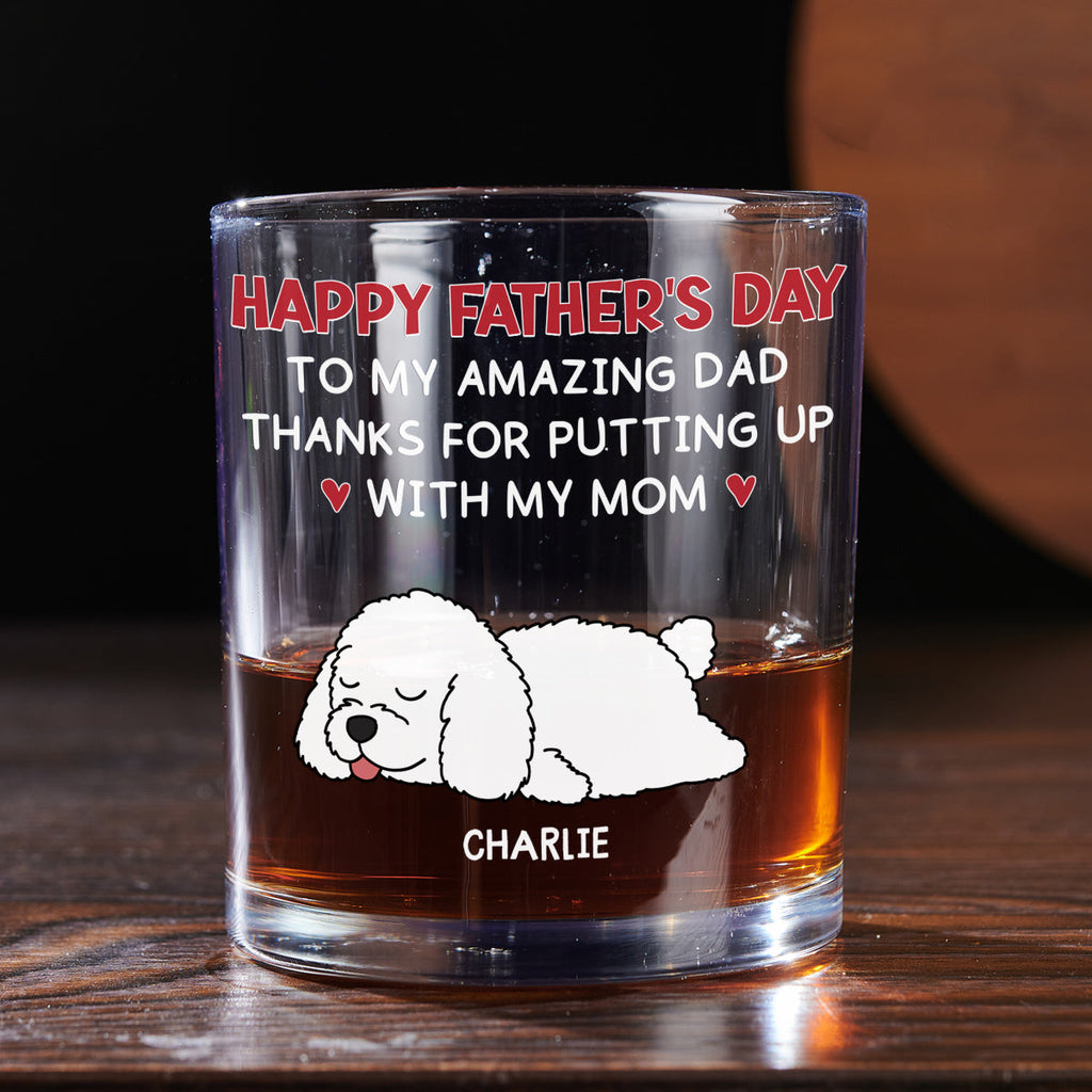 Putting Up With Version 2 - Personalized Whiskey Glass
