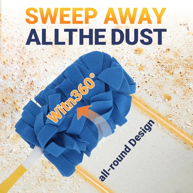 ⏰Last Day 60% OFF✨ 360° Electrostatic Duster Refills with Duster handles — The Sustainable Choice for a Dust-Free Home