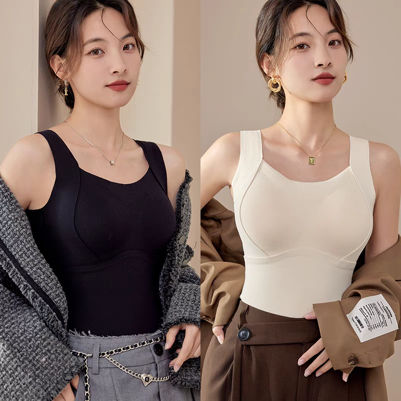 🏆Flash Sale⚡Almost Gone💥Thickened Warm Tank Top with Lined Bra
