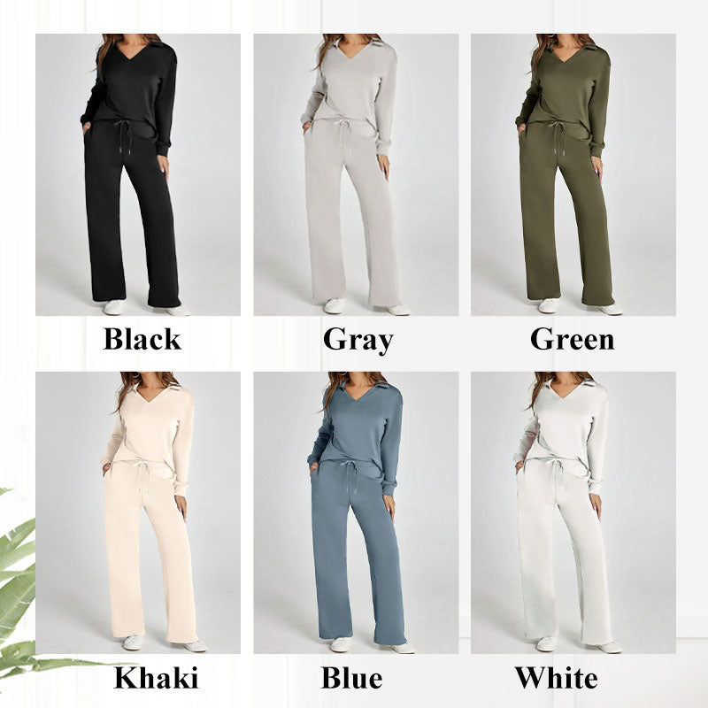 🥰Hot Sale 49% OFF💕Women's 2 Piece Sets Outfits Casual Long Sleeve Sweatsuits Sets