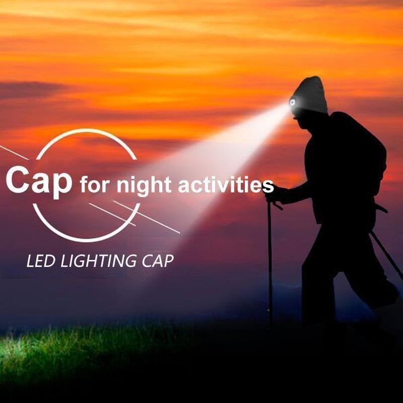 🎅CHRISTMAS GIFT 49% OFF-🎁LED Knitted Winter Beanie Hat