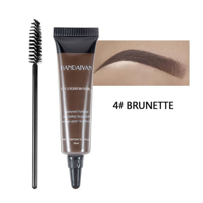 💕 Last Day Buy 1 Get 1 Free 💕Long-lasting Waterproof Smudge-proof Liquid Eyebrow Gel/Tint(With Free Brush)
