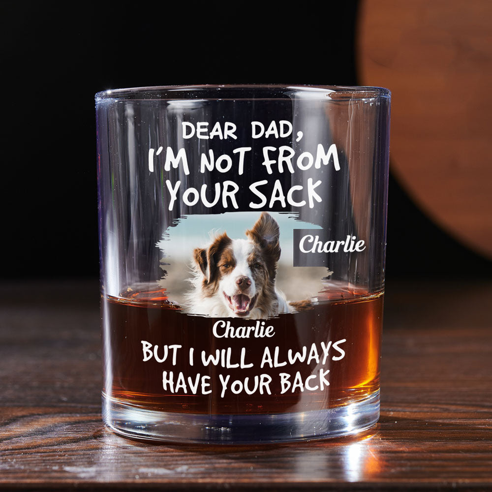 We Picked You Congrats Photo - Personalized Whiskey Glass