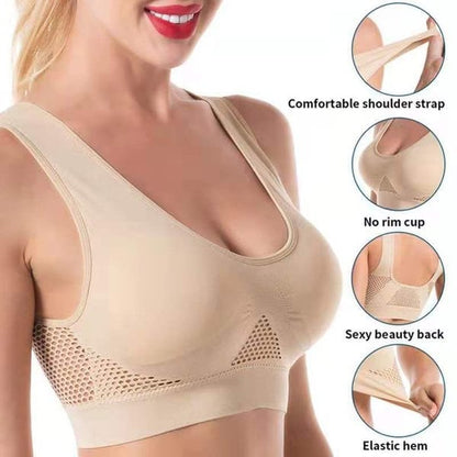 🔥Buy 1 get 1 free🔥Breathable Cool Liftup Air Bra👙