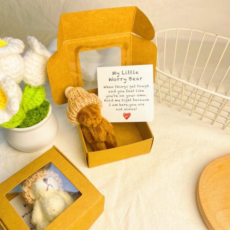 🎁BUY 1 GET 1 FREE!!✨Handmade Mini Plush Teddy Bear in Box