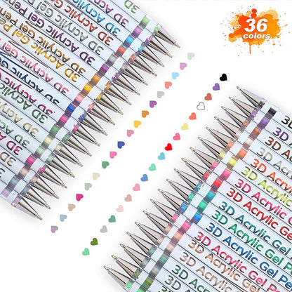 🎁New Year Sale 50% OFF🎁50K+ SOLD! Almost Gone✨Multi-Color Gel Pen Set for Drawing & Coloring