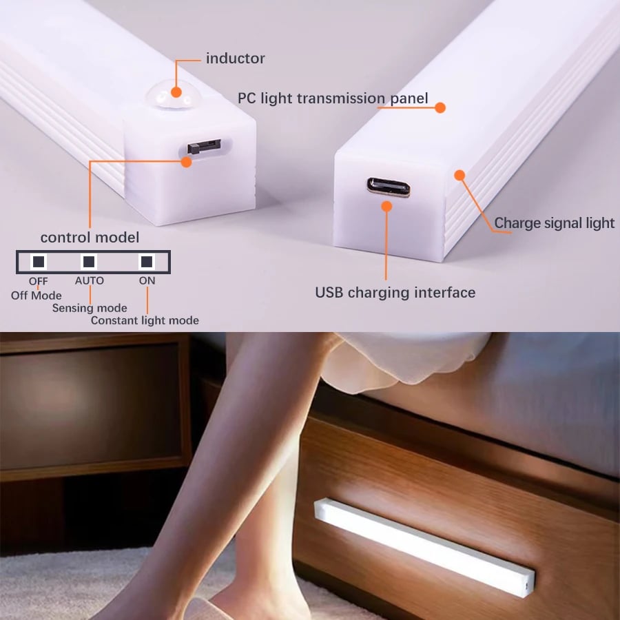 🎁Last Day Buy 2 Get 1 Free💡Punch-free Smart Sensor Magnetic Rechargeable LED Lights