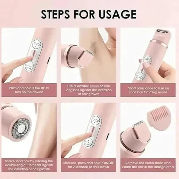 💥Limited Sale 60% OFF🌸2-In-1 Women's Electric Cordless Shaver