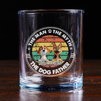 The Man The Myth - Personalized Whiskey Glass