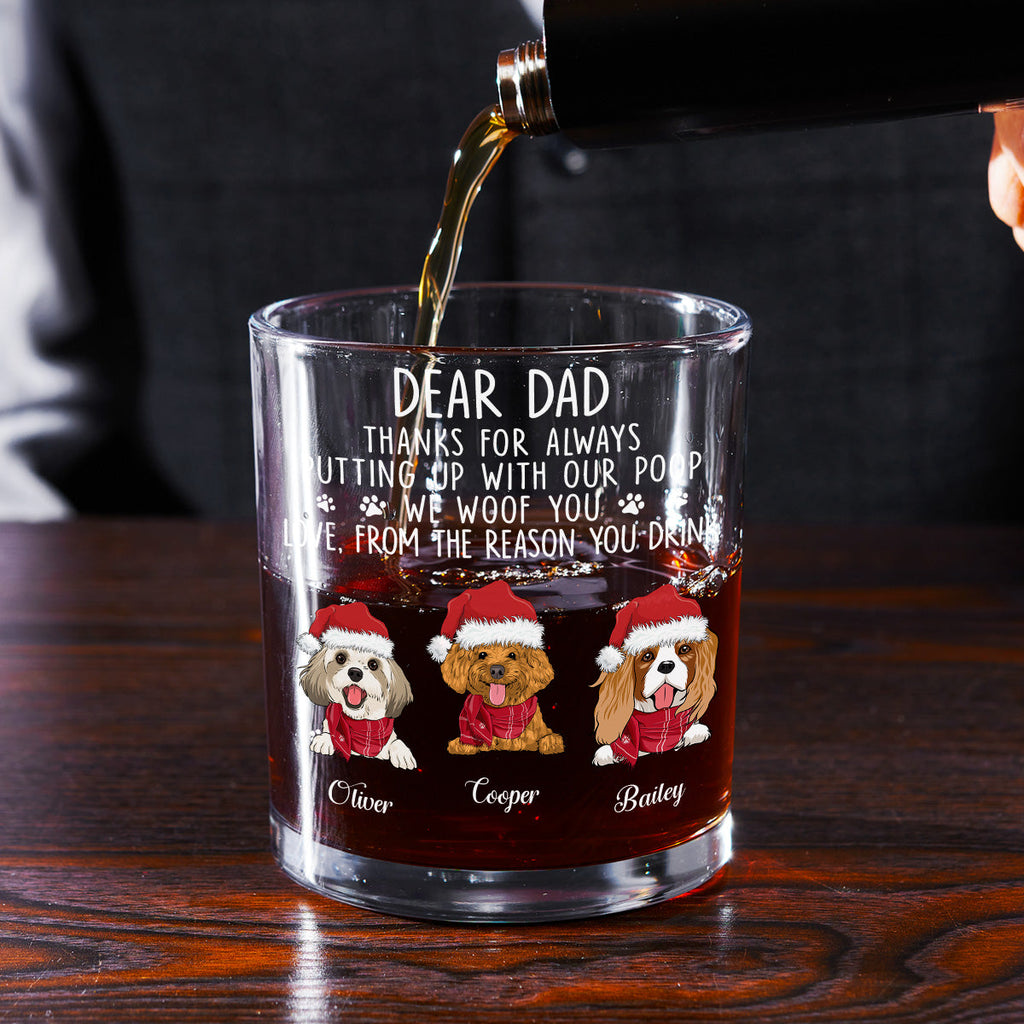 Reason You Drink - Personalized Whiskey Glass