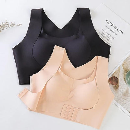 🤩HOT SALE - 50% OFF💝Front Closure Cross-Back Wireless Posture Bra
