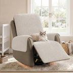 One-Piece Chenille Scratch-Resistant Durable Water-Repellent Non-Slip Recliner Chair Covers
