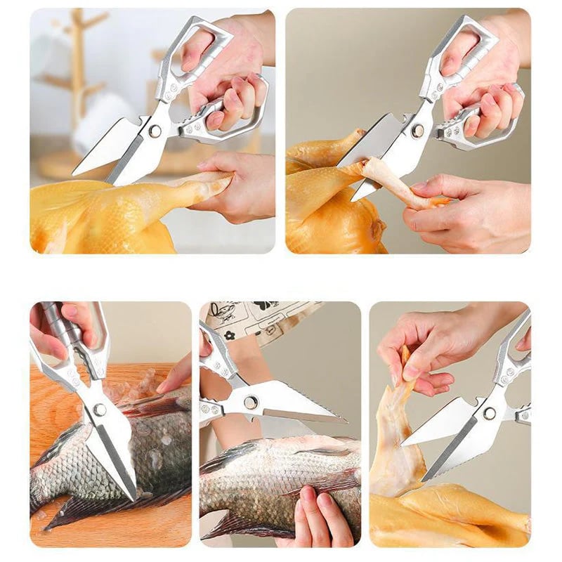 ✂️ Buy More Save More🔥 Heavy-Duty Kitchen Scissors - Multi-Function & Dishwasher Safe, Perfect for Poultry, Herbs and Daily Use 🍗✨