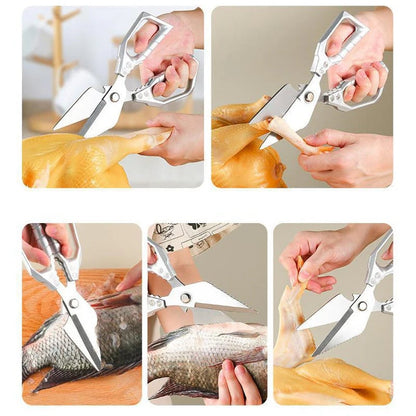 ✂️ Buy More Save More🔥 Heavy-Duty Kitchen Scissors - Multi-Function & Dishwasher Safe, Perfect for Poultry, Herbs and Daily Use 🍗✨