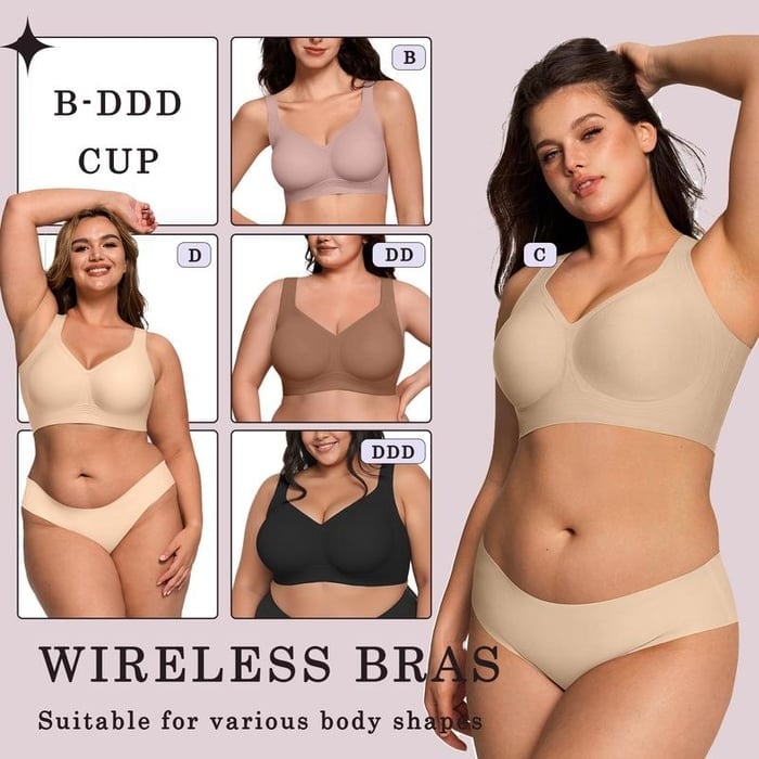 🎁New Year Sale 50% OFF!!⚡ -Super firming bra | Women Wirefree Seamless Bras 👍No more sagging breasts