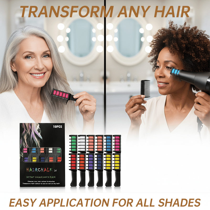 💇‍♀️✨Christmas Sale 50%🔥Festive Fun Hair Chalk Combs