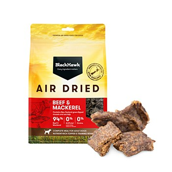 BLACK HAWK Beef & Fish Air Dried Dog Food