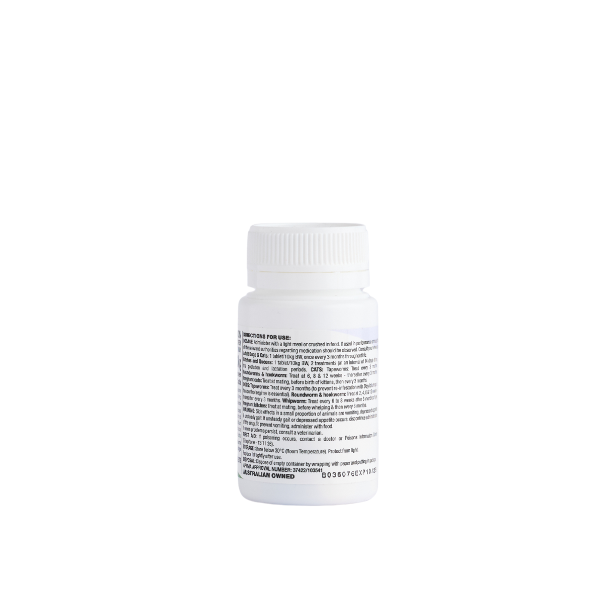 Fido's Closasole Tablets Broad spectrum Wormer for Dogs & Cats