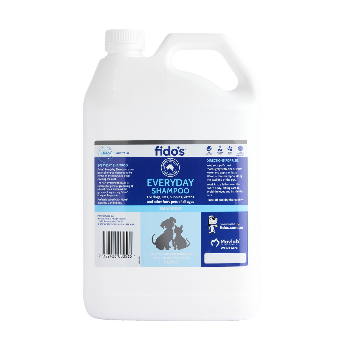 Fido's Everyday Moisturising Shampoo for Dogs & Cats