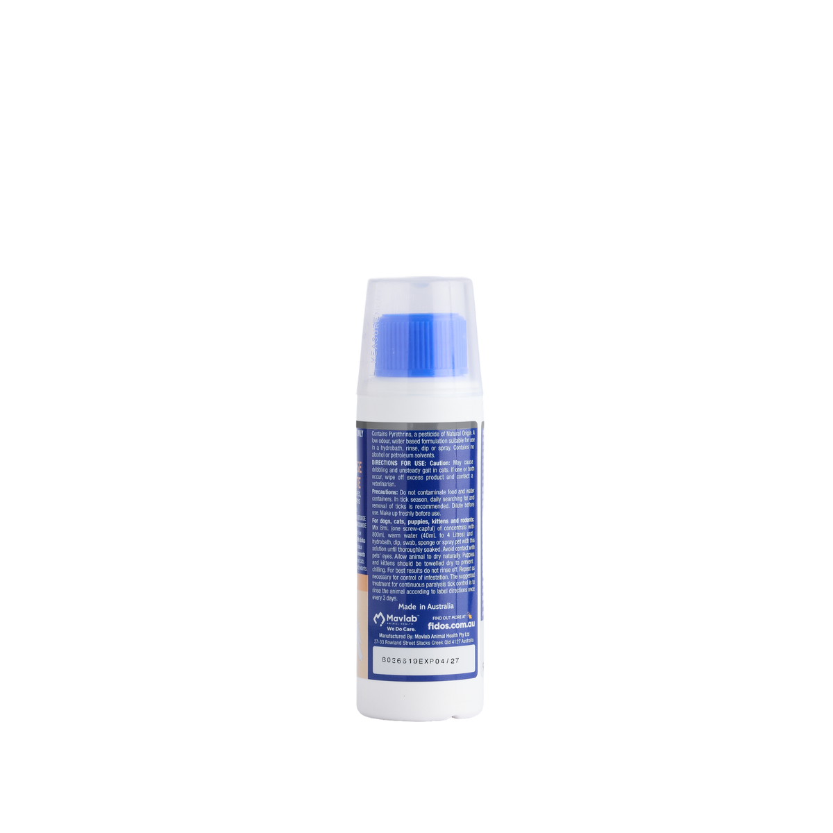 Fido's Fre-Itch Rinse Concentrate for Dogs, Cats & Cage Birds