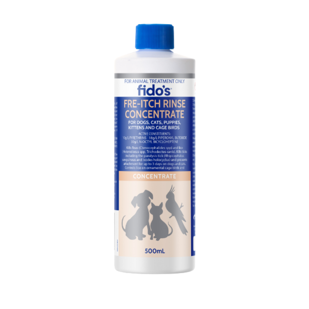 Fido's Fre-Itch Rinse Concentrate for Dogs, Cats & Cage Birds