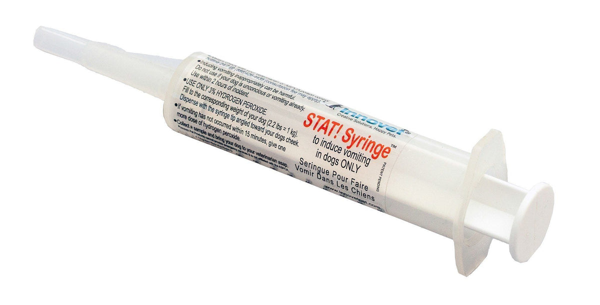 STAT!Syringe® to Induce Vomiting in Dogs in an Emergency!