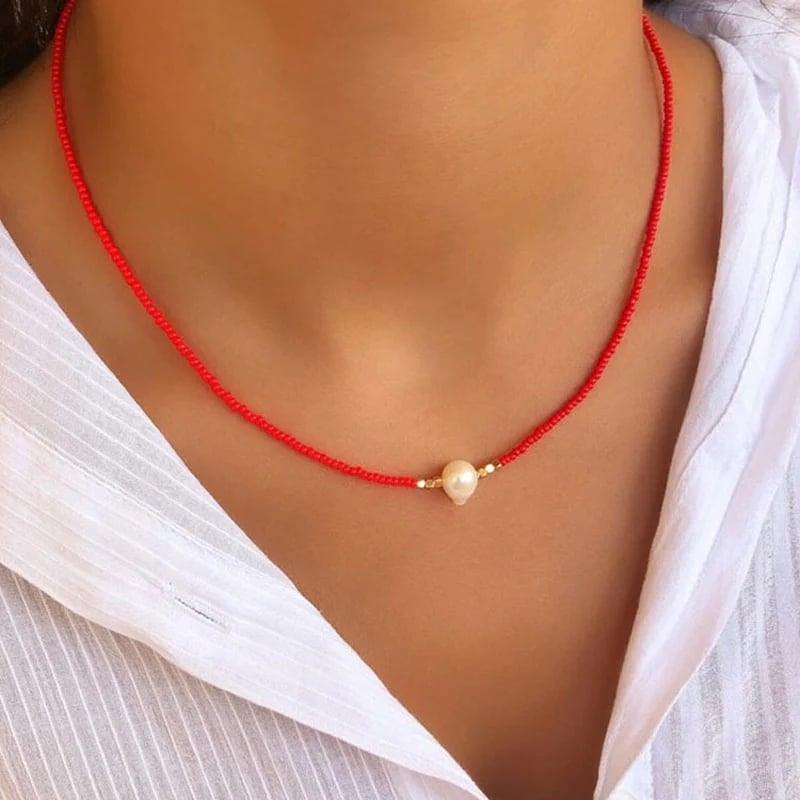 💝Freshwater Pearl Necklace (4 Color Options)buy 2 free shipping