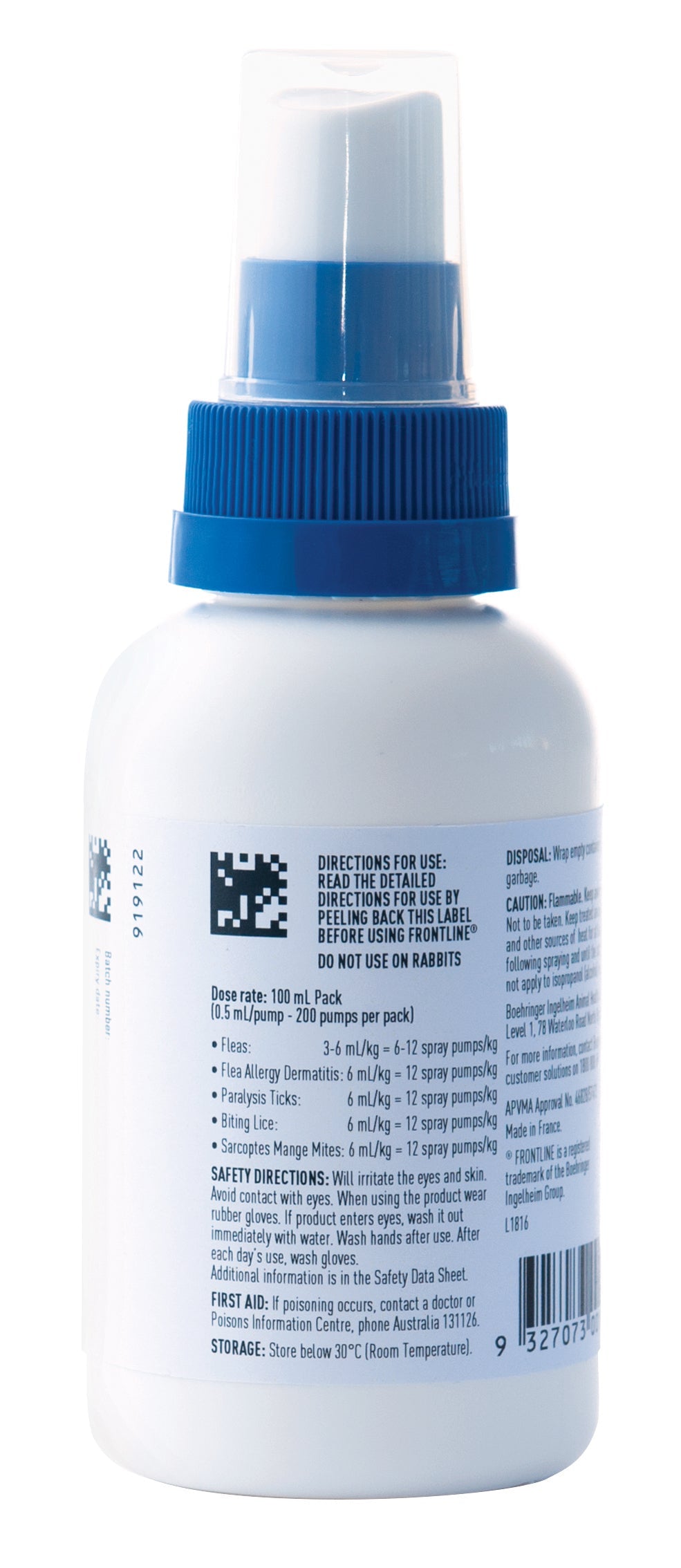 Frontline Spray for Dogs & Cats