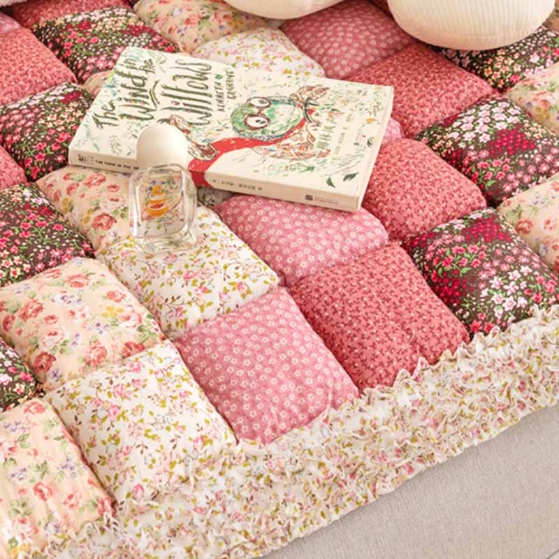 Garden Chic Cotton One-Piece Pet Friendly Protective Couch Cover