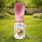 We Do It For You Photo - Personalized Pet Water Bottle With Drinking Feeder