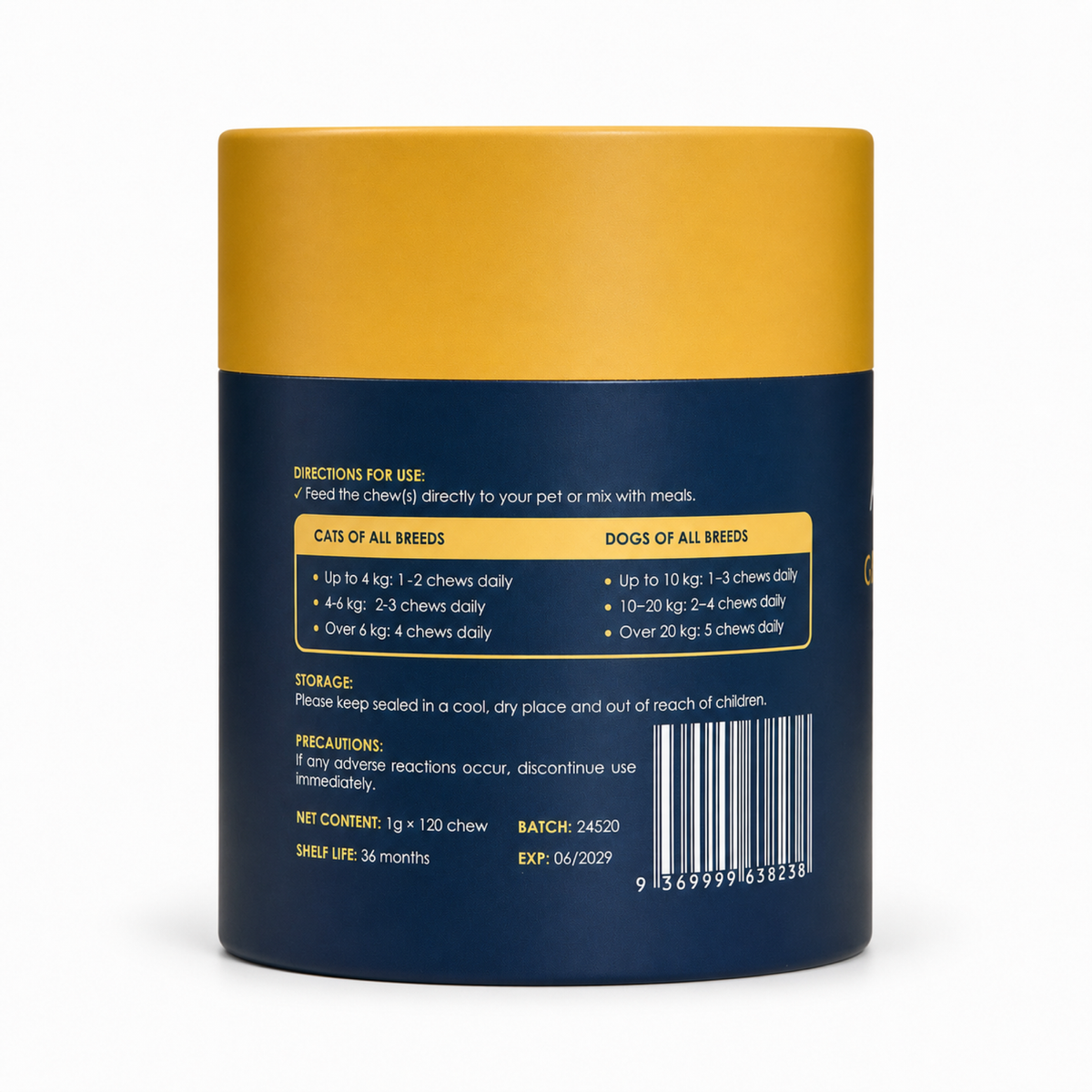 Auinpet Gold+Multi-Vitamins Complete Care Chews for Pets