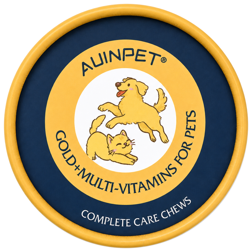 Auinpet Gold+Multi-Vitamins Complete Care Chews for Pets
