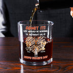 Admit It Orange - Personalized Whiskey Glass