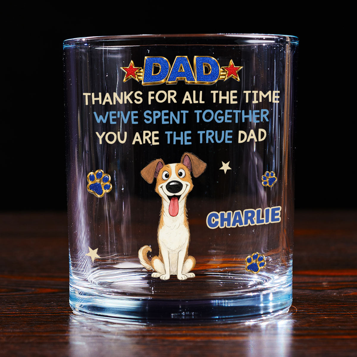 The True Parent - Personalized Whiskey Glass