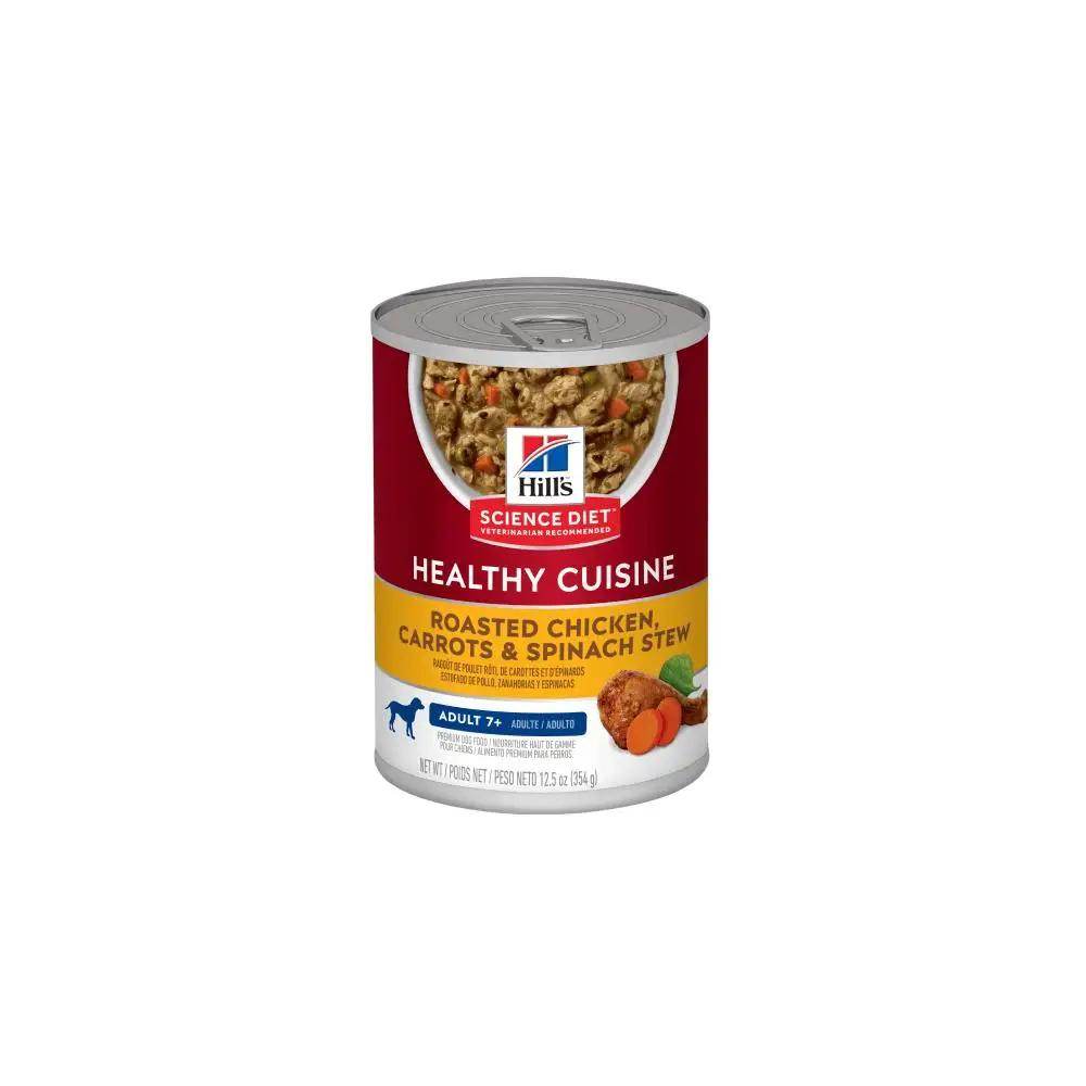 Hill's Science Plan Canine Roasted Chicken, Carrots & Spinach Stew Canned Wet Dog Food 354g