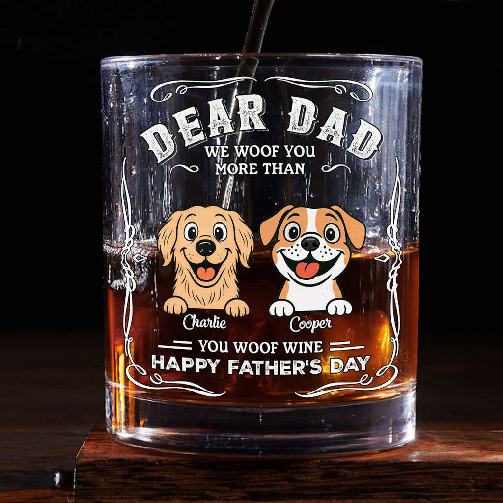 More Than You Woof Wine - Personalized Whiskey Glass