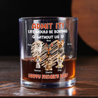 Admit It Orange - Personalized Whiskey Glass