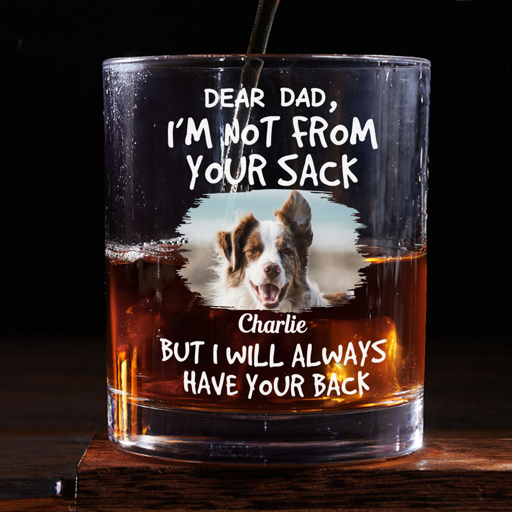 We Picked You Congrats Photo - Personalized Whiskey Glass