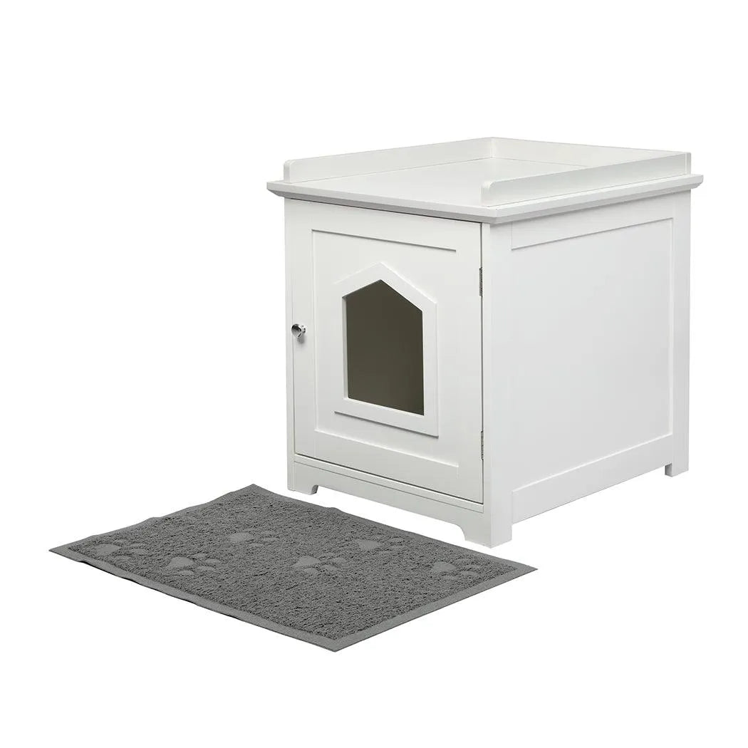 Cat Litter Box Mat Fully Enclosed Kitty Toilet